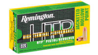 Remington HTP 38 SPL +P 110 Grain SJHP 50 Rounds [
