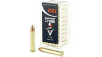 CCI Ammo Small Game 22 Magnum (WMR) 40 Grain Gamep