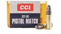 CCI Ammo Select Pistol Match 22 Long Rifle (22LR)