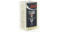 CCI Ammo Varmint 17 HMR Lead-Free HP 16 Grain [951