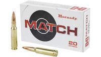 Hornady Ammo Match 308 Win (7.62 NATO) BTHP/Match