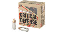 Hornady Critical Defense 9MM 115 Grain Flex Tip 25