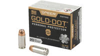 Speer Ammo Gold Dot Personal Protection 40 S&W 165