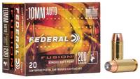 Federal Ammo Fusion 10mm Auto 200 Grain SP [F10FS1