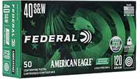 Federal Ammo AmeriCan Eagle 40 S&W 120 Grain [