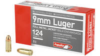 Aguila Ammo 9mm 124 Grain FMJ 50 Rounds [1E092110]