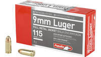 Aguila Ammo 9mm 115 Grain FMJ [1E097704]