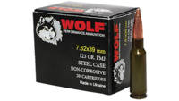 Wolf Ammo AK-47 7.62x39mm Bimetal FMJ 123 Grain [7