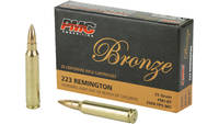 PMC Ammo Bronze Target 223 Remington FMJBT 55 Grai