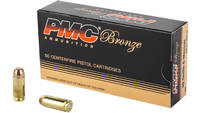 PMC Ammo Bronze 40 S&W FMJ Flat Point 180 Grai