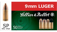 Sellier & Bellot 9mm Luger/9mm Para 124 Grain
