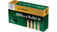 Sellier & Bellot Rifle 22 Hornet 45 Grain Soft