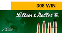 Sellier & Bellot Ammo 308 Win BTHP 168 Grain [