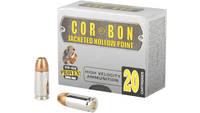 CorBon Ammo Self Defense 9mm+P JHP 125 Grain [SD09
