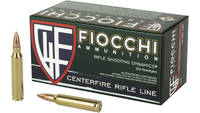 Fiocchi Ammunition Rifle 223 Remington 62 Grain Fu