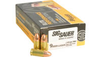 Sig Sauer Ammo Elite Ball 9mm 124 Grain FMJ [E9MMB