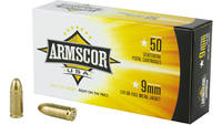 Armscor Ammo 9mm 124 Grain FMJ [FAC9-4]