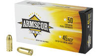 Armscor 45 ACP 230 Grain Full Metal Jacket 50 Roun