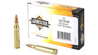 Armscor 223 Rem 62 Grain Bonded Pointed Soft Point