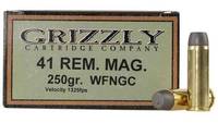 Grizzly Ammo 41 Remington Mag 210 Grain JHP [GC41M