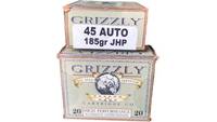 Grizzly Ammo 45 ACP 185 Grain JHP [GC45A1]