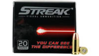 HPR Ammo Streak Red 9mm 115 Grain JHP [9115JHPSTRK