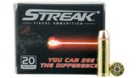STREAK 45 Colt 250 Grain JHP - Red 20 Rounds [45C2