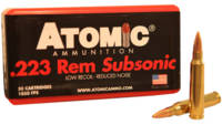 Atomic Ammo Subsonic 223 Rem (5.56 NATO) 77 Grain