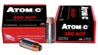 Atomic Ammo Defense 380 ACP 90 Grain Bonded HP [00