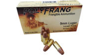 PolyFrang Ammo 9mm 90 Grain Flat Tip [90000090]
