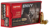 Norma Ammo Envy 9mm 124 Grain FMJ 50 Rounds [29944